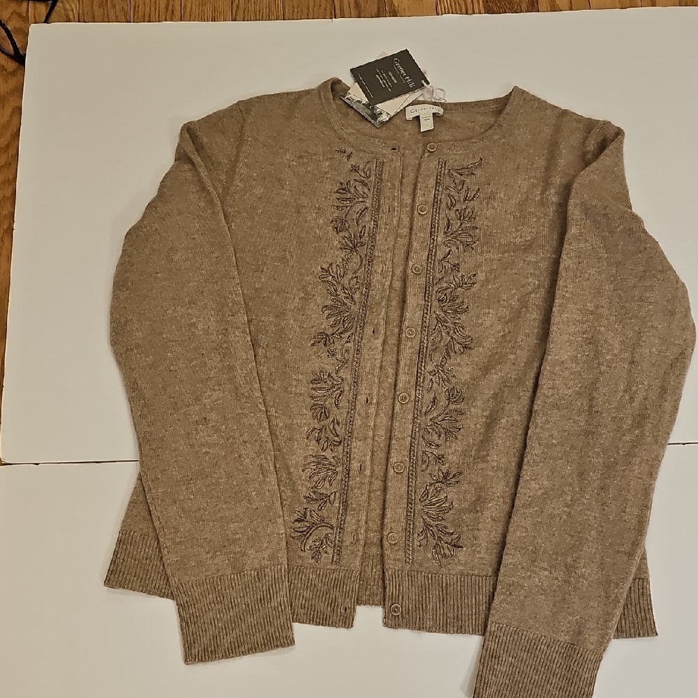 Cashmere Embroidered Sweatse